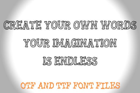 Bones Halloween Font - Preview 2