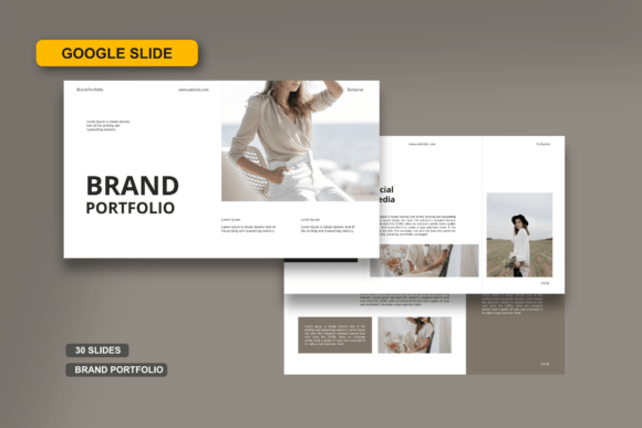 Brand Portfolio Google Slides Template
