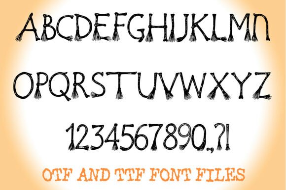 Broomsticks Font - Preview 1