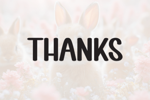 Bunny Font - Preview 6