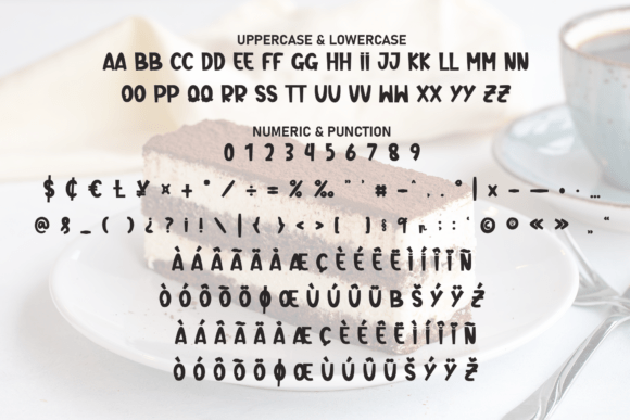 Cake Tiramisu Font - Preview 6