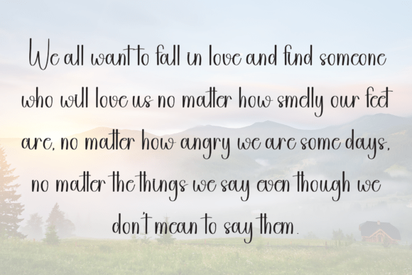 Caligraphy Font - Preview 5