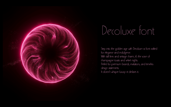 Decoluxe Font - Preview 1