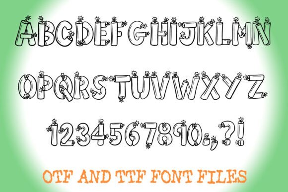 Dynamite Explosion Font - Preview 1