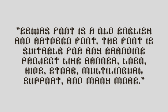 Gewas Font - Preview 4