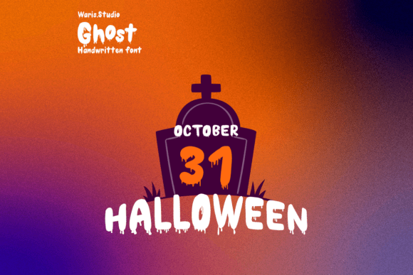 Ghost & Halloween Quotes Bundle Font - Preview 2