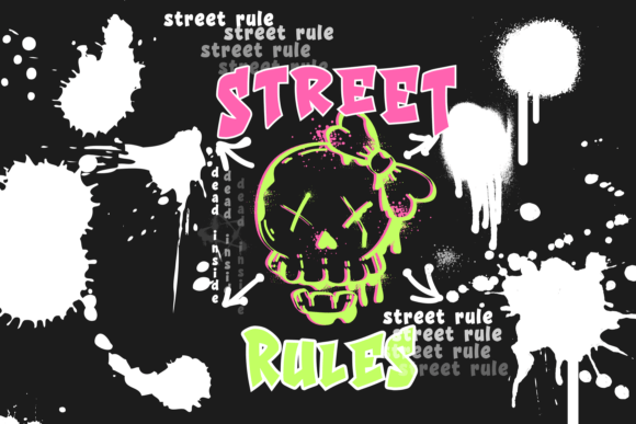 Graffiti Splash Font - Preview 2
