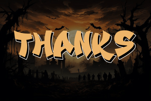 Groovy Halloween Font - Preview 4