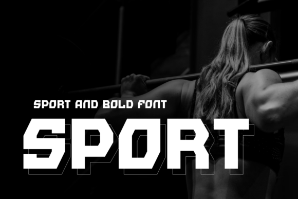 High Sporty Font PNG with transparent background - Preview 1