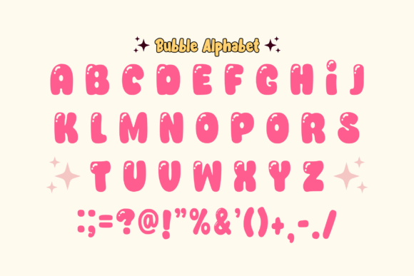 Jelly Bubbles Font - Preview 3