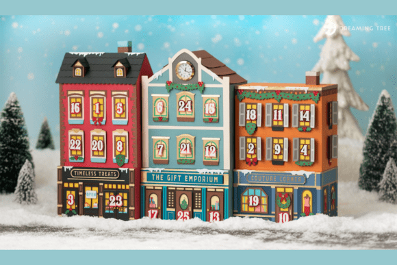 Main Street Magic Advent Calendar SVG Bundle