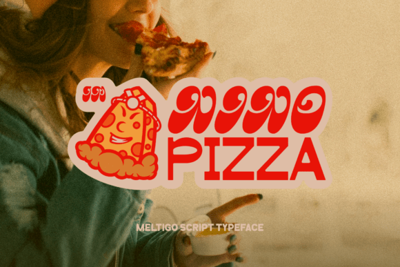 Meltigo Font PNG with transparent background - Preview 3