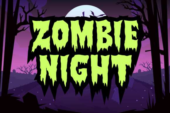 Monster Season Font font preview - 4