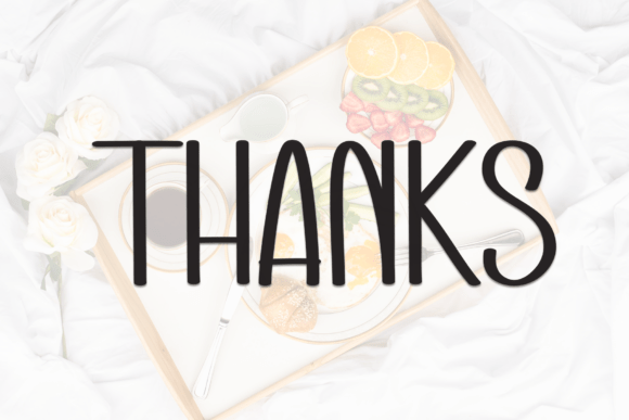 Morning Breakfast Font PNG with transparent background - Preview 6