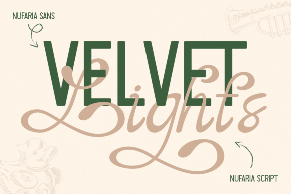 Nufaria Font PNG with transparent background - Preview 5