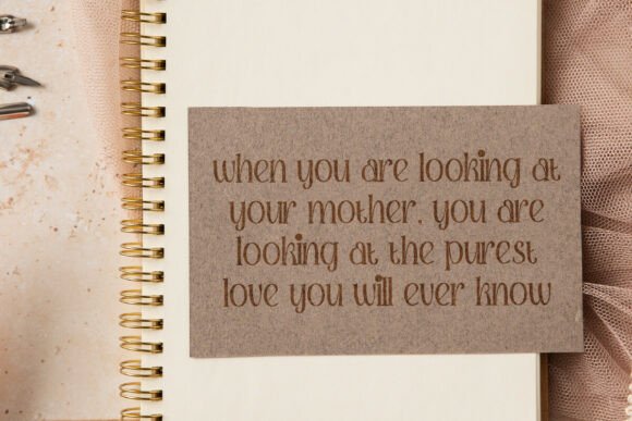 Rich Mother Font PNG with transparent background - Preview 5