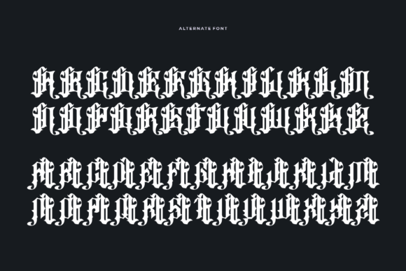 Rigo Kicmer Font PNG with transparent background - Preview 5