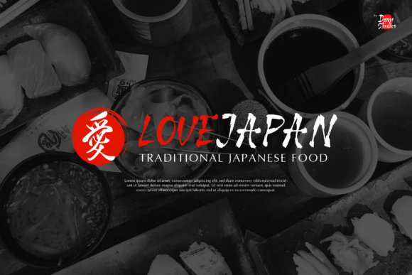 Shinkai Ink Font PNG with transparent background - Preview 3