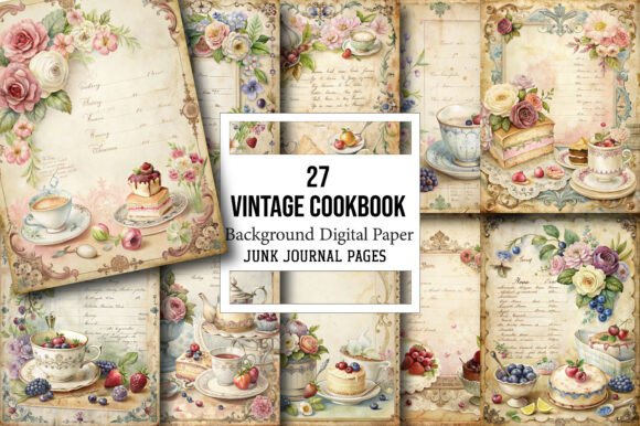 Vintage Cookbook Junk Journal