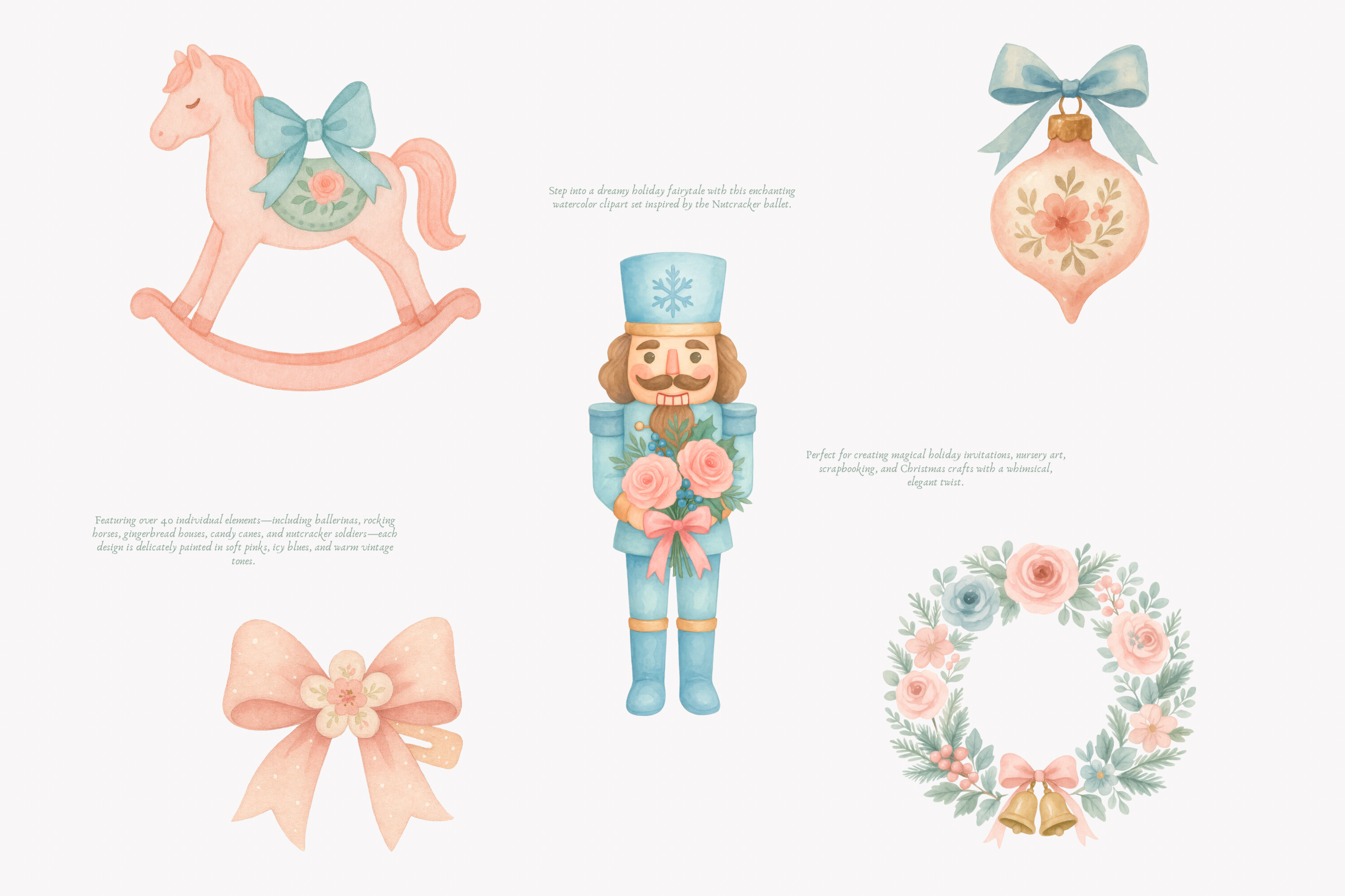 Nutcracker Ballet - Christmas Clipart - photo 5