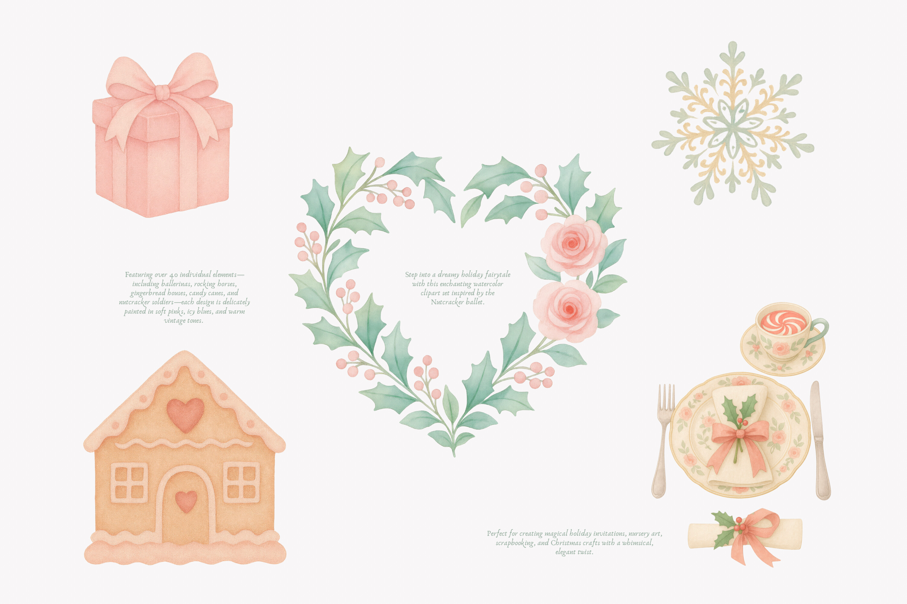 Nutcracker Ballet - Christmas Clipart - photo 7