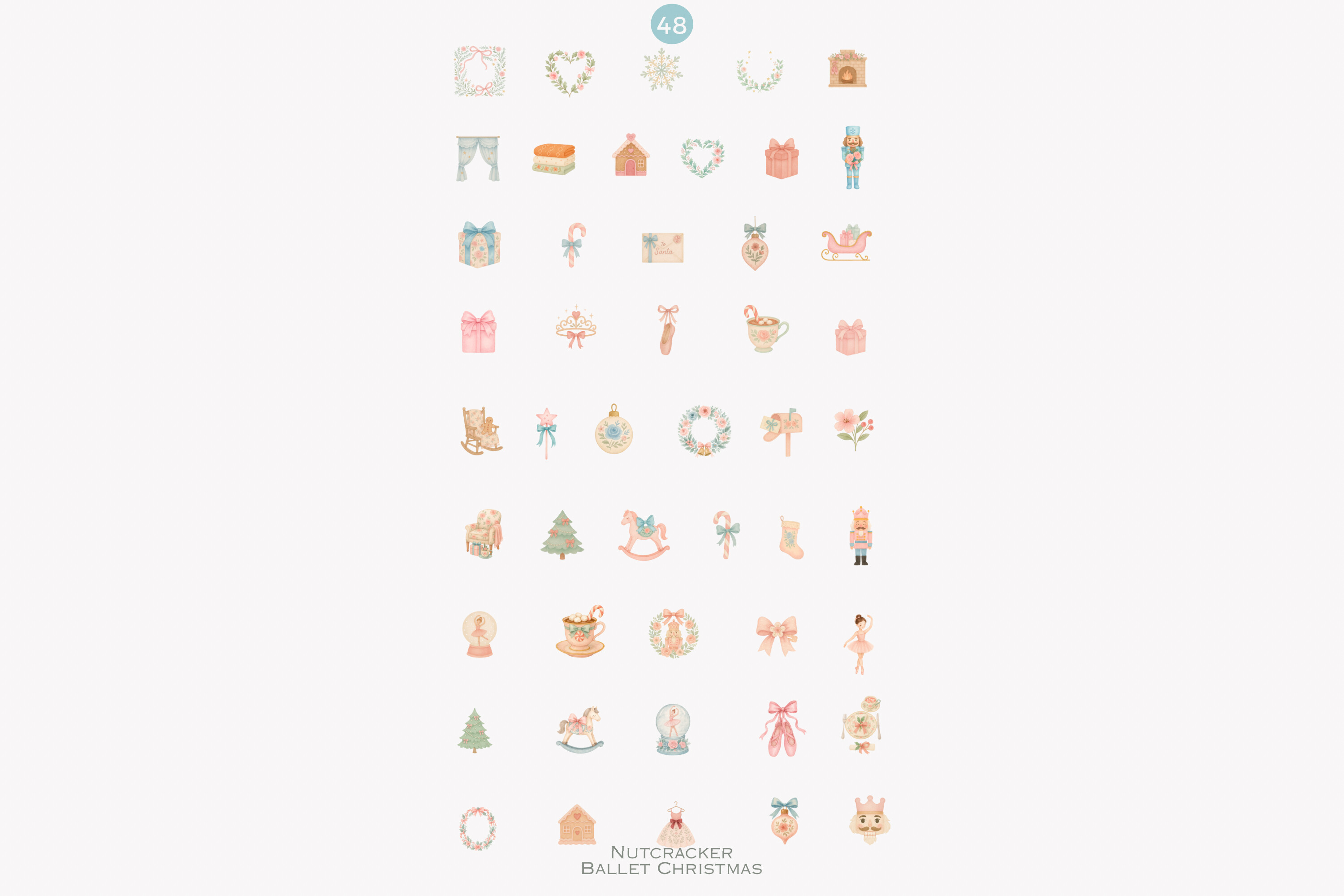 Nutcracker Ballet - Christmas Clipart - photo 8