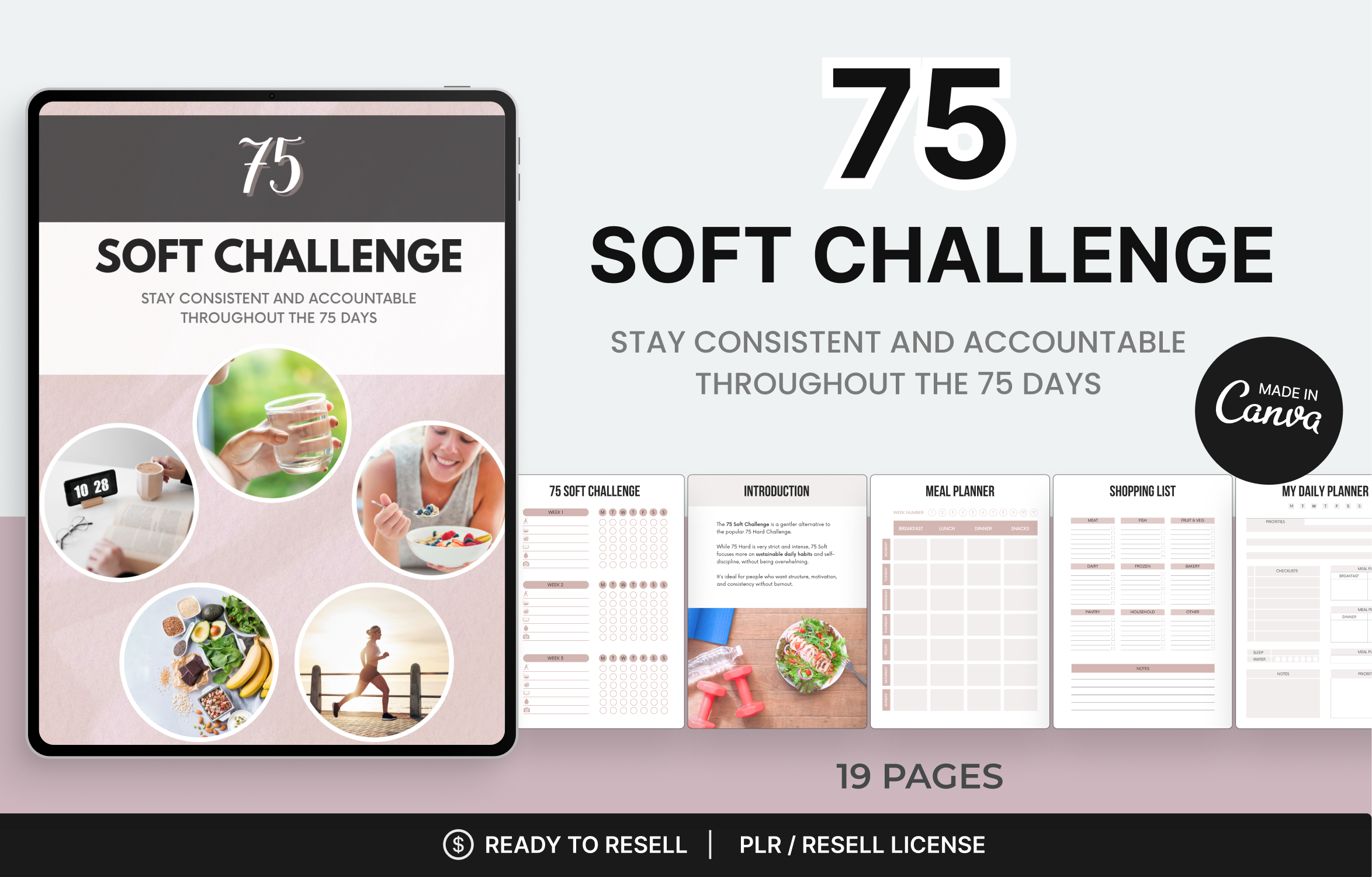 75 Soft Challenge, Canva