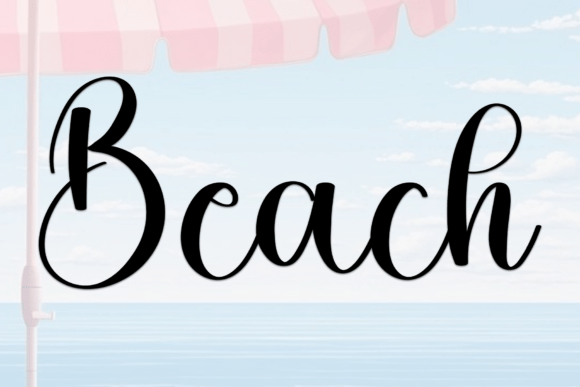American Beautiful Font - Preview 2