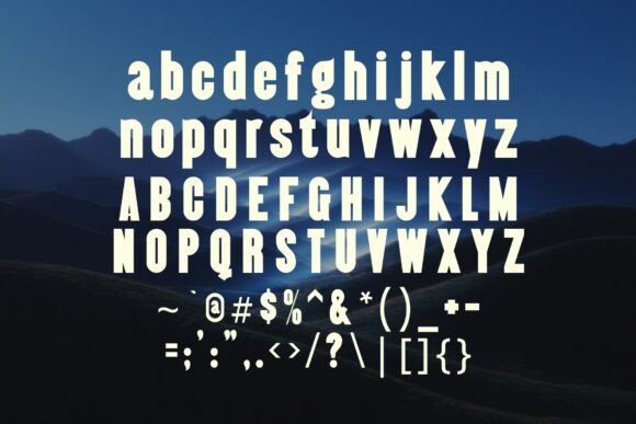 Aventra Font - Preview 1