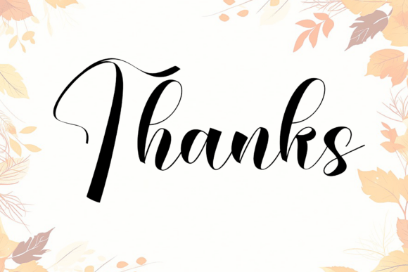 Beautiful Autumn Font - Preview 5