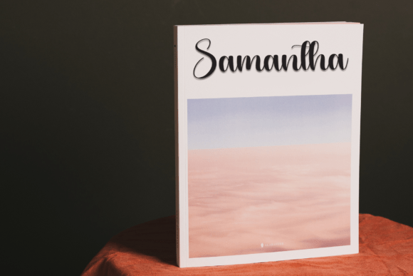 Black Farmhouse Font PNG with transparent background - Preview 3