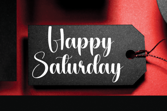 Black Farmhouse Font PNG with transparent background - Preview 4