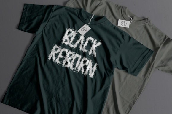 Black Reborn Font - Preview 1