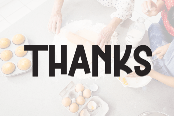 Bread Baking Font - Preview 6