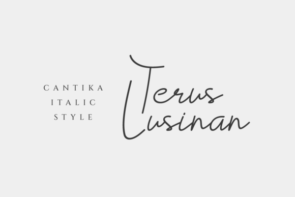 Cantika Font - Preview 5