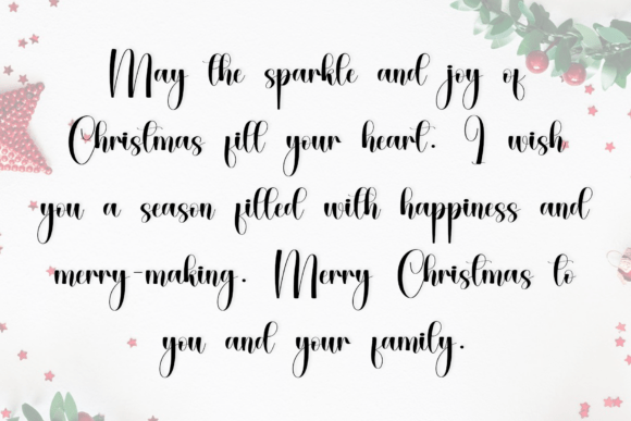 Chasing Christmas Font - Preview 3
