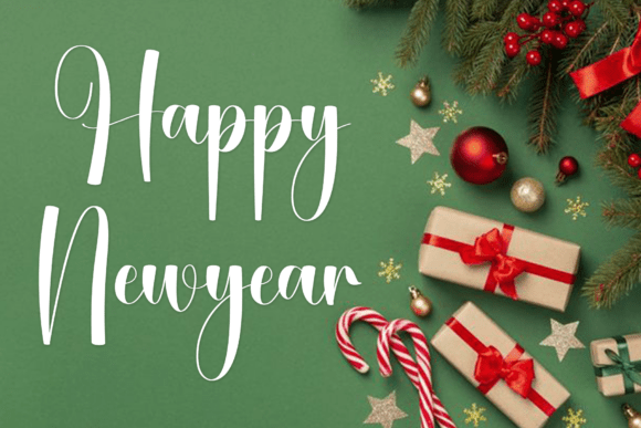 Chasing Christmas Font - Preview 4