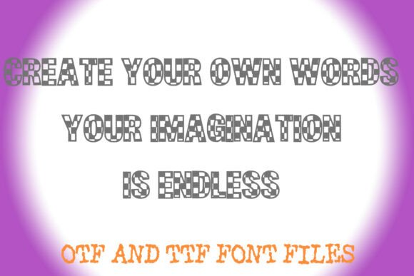 Chequered Font - Preview 2