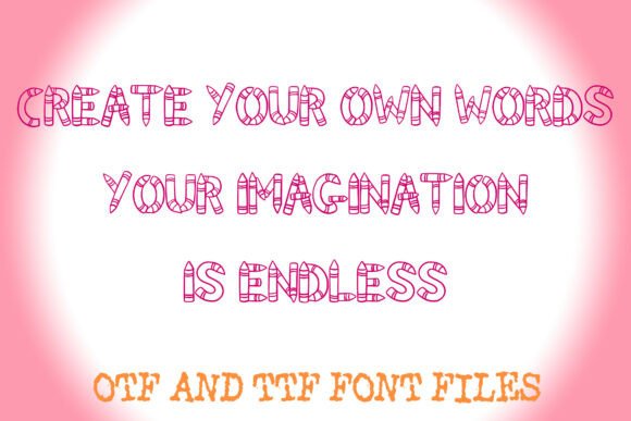 Crayons Font - Preview 2