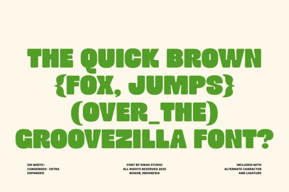 Dks Groovezilla Regular Font - Preview 1