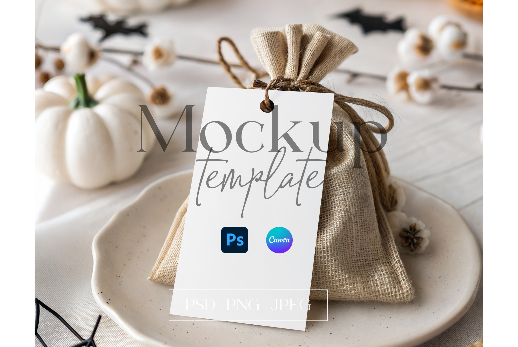 Fall Wedding Favor Tag Template
