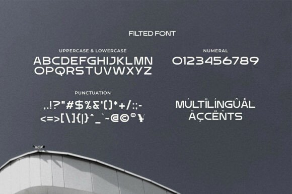 Filted Font - Preview 1
