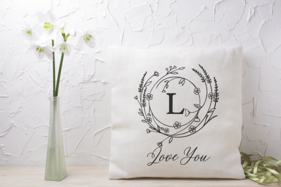 Florist Monogram Font - Preview 2