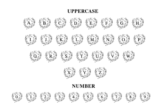 Florist Monogram Font - Preview 5