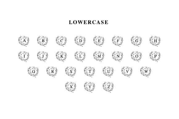 Florist Monogram Font - Preview 6