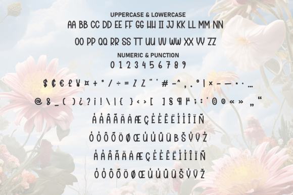 Flower Summer Font - Preview 6