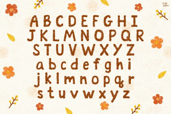 Fluff Autumn Font - Preview 1