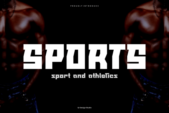 Fugtan Sporty Font PNG with transparent background - Preview 1