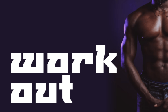 Fugtan Sporty Font PNG with transparent background - Preview 2