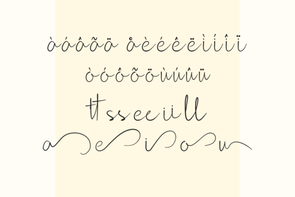 Gastton Font PNG with transparent background - Preview 3